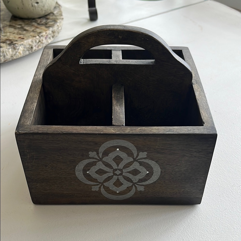 The Gerson Company Rare Wooden Caddy .. New